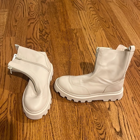 NWT Zara Girl’s Ankle Boots Size US 3.5 - Picture 1 of 8